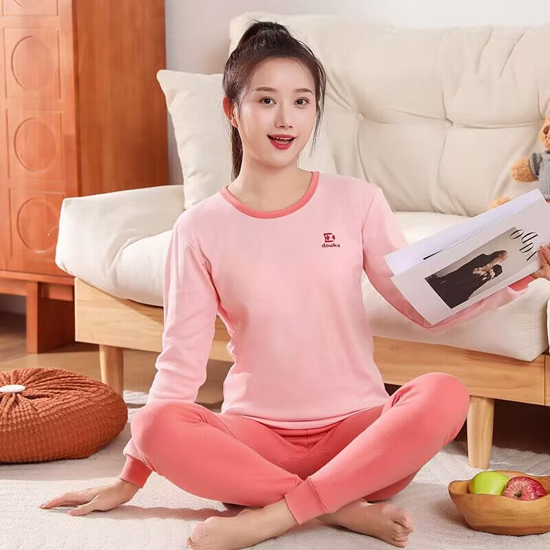 Cotton Pajamas -  Plain pink