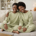 Premium Cotton Loungewear - Lime Green