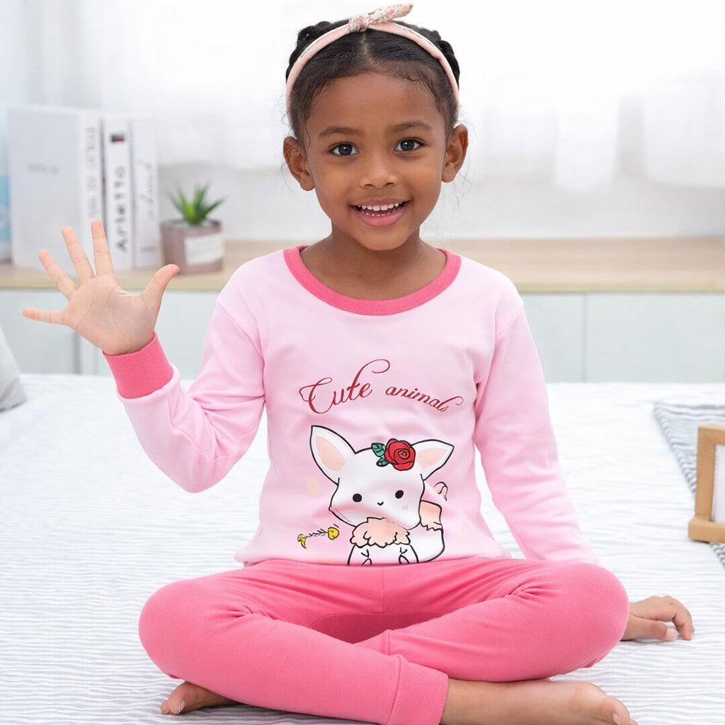 Cotton Pajamas -  cute rose