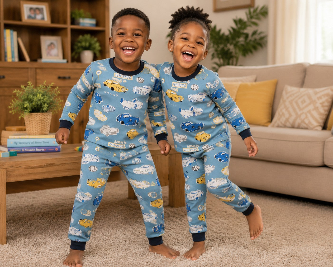 Fleece Pajamas - Blue