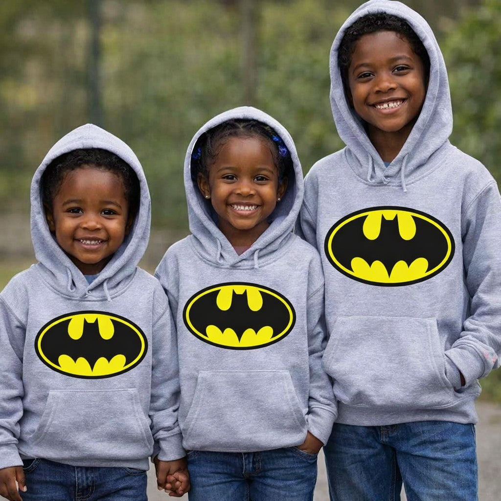 Hoodie  - Batman in Grey