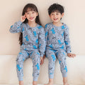 Cotton Pajamas - Dinosour blue
