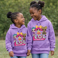 Hoodie  - LOL in purple