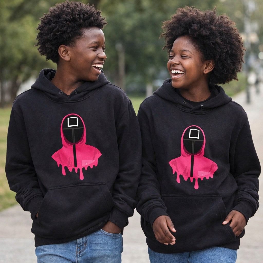 Hoodie  - Squid in Black