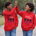 Hoodie  - Squid in red