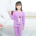 Cotton Pajamas - Purple girl